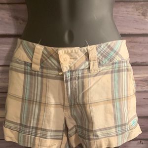 Women’s plaid shorts